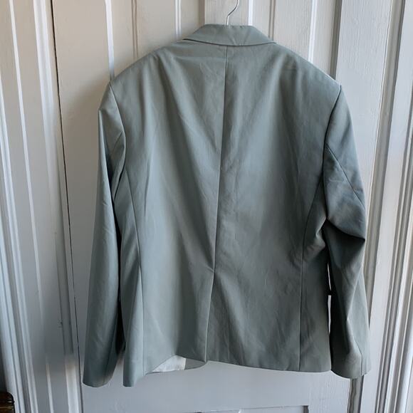 Zara Gray Suit Jacket Blazer - Picture 8 of 8